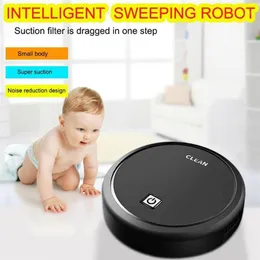 USB -laddning Intelligent Lazy Robot Trådlös dammsugare Svepande Vaccum Cleaner Robots Mattan Hushåll Rengöringsmaskin1263o