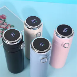 420ML Smart Thermos Edelstahl Wasser Flasche Led Digitale Temperatur Display Kaffee Thermobecher Intelligente Isolierung Tassen L217t