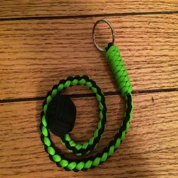 Monkey Fist Schlüsselanhänger 1 Steel Ball Self 550 Survival Paracord Lanyard2166