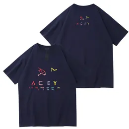 Erkek Kadın Çift Tişört Tasarımcı Moda Sıradan Gevşek Tees Sweatshirt Lüks T-Shirt Kısa Kol Yaz Sonbahar Baskısı Saf Pamuk Yüksek Kaliteli Spor