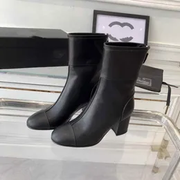 23 New Women 's Fashion Boots : 간단하고 관대하며 다재다능하며 다재다능한 새로운 두꺼운 발 뒤꿈치, 짧은 부츠, 캐주얼 신발