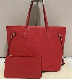 Designer Borse tote bag crossbody Borsa da donna 2 pezzi / set con portafoglio Borse da donna Borse grandi in materiale composito marsupio marsupio borsa a tracolla Borse per la spesa rosso M45685