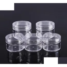 Packing Bottles Wholesale Fast 10G Clear Empty Cream Jar 10Ml Transparent Pot Display Case10Cc Cosmetic Packaging Sn503 Drop Delivery Dhabr
