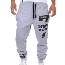 Whole-2016 Top Fashion Men Pants Esporte Corredores Solto Casual Treino Carta Harem Pants Sweatpants Calças Hiphop Masculina 286g