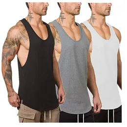 Sete joe algodão sem mangas camisas regata masculina camisa de fitness singlet musculação treino ginásio colete fitness men1236n