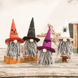 Halloween bez twarzy pluszowe gnome lalki domowe dekoracje imprezowe ozdoby ozdobne ozdoby