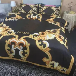 Designer 4st Bedbling sets Cotton Woven Queen Size European Style Quilt Cover Calls Bed Sheet Däcke Comporter Covers 13254V