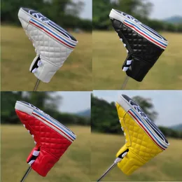 Andra golfprodukter sko stil golfblad putter head cover pu golf club head cover 4 färger unisex 230915