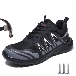 Chaussures habillées Isolation 10KV chaussures de sécurité hommes respirant bout en acier baskets de travail indestructibles Anti-smash chaussures de travail bottes de sécurité de protection 230915