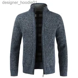 Felpe con cappuccio da uomo Felpe Maglioni da uomo Autunno Inverno Cardigan Caldo maglione lavorato a maglia Giacche Cappotti Abbigliamento maschile Maglieria casual SA835 L230916