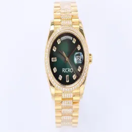 Relógio feminino mais vendido da fábrica EW 36mm linha intermediária anel de diamante 2836 movimento mecânico espelho de safira moda casual spor202o