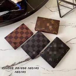 Designer de luxo feminino masculino bolsa e cartão de couro simples cor sólida universal novo clipe mini multica amantes de estilo europeu e americano