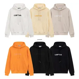 Sudaderas con capucha para hombres y mujeres Sudaderas Diseñador Marca de moda Kahart Carhat Clásico Letra bordada Otoño / Invierno Casual Suelto Suéter 7tpi