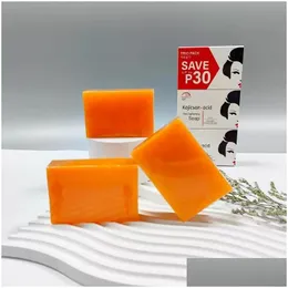 Handmade Soap 3X100G Kojie San Skin Whitening Lightening Bleaching Kojic Acid Glycerin Soaps Drop Delivery Health Beauty Bath Body Dhle7