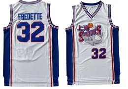 Herren 32 Jimmer Fredette Shanghai Sharks Movie Basketball-Trikot, 100 % genäht, S-XXXL