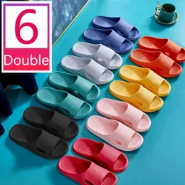 Pantofole Convenienti Stile Famiglia Set 6 Paia Di Pantofole Da Bagno Per Uomo E Donna Estate Quattro Stagioni El Antiscivolo