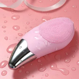 Electric Face Scrubbers Facial Cleansing Brushes Electric Skin Care Face Cleaner Massager For Face Washer Vacuum Pore Clean Washing Brush Beauty Devices L230920