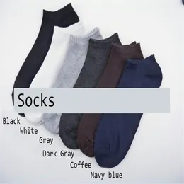 Mens Casual Active Socks Solid Color Breathable 10 Pairs Sports Short Slippers Sock Hosiery Underwear Accessories249J