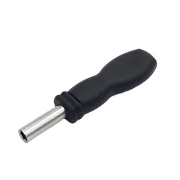 Czarny plastik 6,5 mm klucza sześciokątna Magnetyczna rękaw uchwytu dla 3,8 4,5 bitu dla konsoli 60pcs