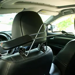 1st Chrome Metal Car Seat Headrost Coat Rack Jacket Dräkt Klädhängare 50CM2648