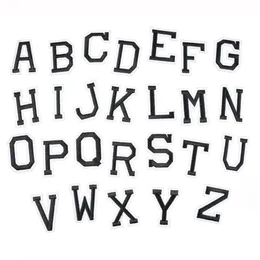 Toppe con lettere ricamate A-Z Set Alfabeto 26 pezzi Adesivo personalizzato Il tuo nome Toppe termoadesive per abbigliamento Giacca decoratio170L