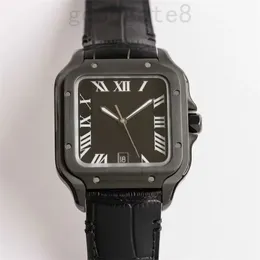 Zegarek do ruchu na rękę zegarek dla kobiet Designer słynny Square Square Santo Stal nierdzewna trwała bez zanikania luksusowych zegarków swobodne stylowe XB08