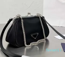 Hot deals Chain Triangle Shoulder Bags pd Cute Dumpling Bag Women Fashion Crossbody Bags Chain Solid Color Wallet Coin Purse Handbag Cross Bod