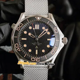 50th No Time To Die Automatic Mens Watch Diver 300m James Bond 007 Black Dial Mesh Steel Band 210 90 42 20 01 001 Gents Watches Pu267j