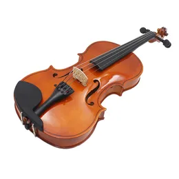 AV-105 Violino 4/4 Violino 3/4 Antigo Arco de violino acústico feito à mão de alta qualidade Rosin Violon Paten Instrumento de corda Madeira maciça estudantes crianças iniciantes adultos brincam