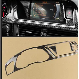 Carbon Fiber Dashboard Instrument Panel Cluster Meter Trim for Audi A4 S4 A17272B
