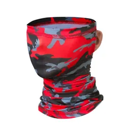 Altri accessori per moto Pittura di paesaggio Sciarpa per esterni Maschera Uomini e donne che guidano all'aperto Foulard in seta di ghiaccio magico traspirante Dhy5N