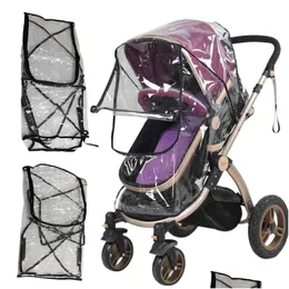 Barnvagnsdelar tillbehör 1 st bärbart vattentätt regn er vind damm sköld canopy baby barnvagnar barnvagn 230628 droppleverans k dhoah