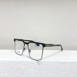 Senatör Kare gözlükler Gunmetal Frame Clear Lens 137 Erkek Vintage Optik Tam Çerçeveler Gözlükleri Moda Güneş Gözlüğü Çerçeveleri Gözlük 237R