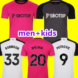 2023 2024 SOLOMON Mitrovic Fulh ams camisas de futebol 23 24 Home away CAIRNEY WILSON MUNIZ J. Palhinha ROBINSON kit masculino camisa de futebol pré-jogo camisa de treinamento 888999