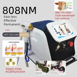 Zatwierdzony CE Salon Salon Sprzęt Lodowe laserowe Diode Laser Usuwanie włosów 755NM 808nm 1064NM