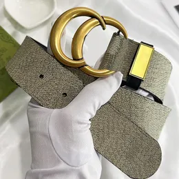 Cintura di design classico Cinture eleganti da uomo di alta qualità 100% pelle di vacchetta Fibbia in acciaio puro 24k Cinture in vita delicata alla moda da 3,8 cm Disponibile con scatola