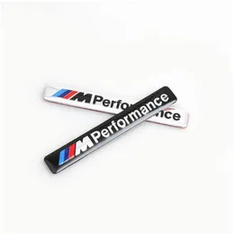 Car Decal Logo Badge Auto Accessories Sticker M Performance For BMW M 1 3 4 5 6 7E Z X M3 M5 M6 Mline Emblem209v