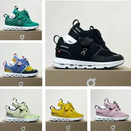 2024 Cloud on Kids Shoes Toddlers Sneakers White Lucky Green All Black Midnight University Gold Hyper Royal Boys Girls Designer Kid Tr