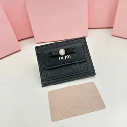 Girls Pearl Purse Designer Wallet letter Cardholder ladies coin purses Flap cowhide Leather wallets for women luxury Envelope Card Holders