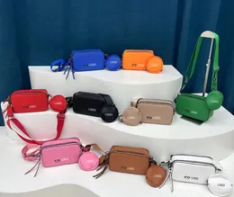 Einzelhandel Kosmetik Tasche Frauen Geldbörsen Neue 2023 Kontrast Farbe Kleine Quadratische Tasche Trend Brief Einzelnen Schulter Messenger Taschen 2 Teile/satz