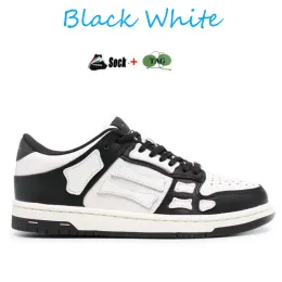 Koşu ayakkabıları kemikler Runner Top Düşük İskelet İskeletleri Kadın Erkekler Slayt siyah Beyaz Yüksek Deri Lüks Spor Ayakkabı Dantel Ayakkabı Orijinal Spor Koçu 2342WWQ