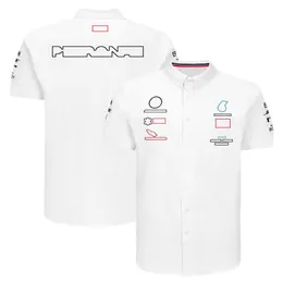 F1 T-Shirts Takım Gömlek Formül 1 Sürücü Takım Tahulları Yaz Yeni Yarış Hayranları Açık Rekreasyon Polo Gömlekleri Takım Logo Gömlekleri OVE309A