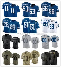 2023 Football Jerseys 5 Anthony Richardson 53 Shaquille Leonard 11 Michael Pittman Jr. 28 Jonathan Taylor 56 Quenton Nelson 10 Gardner Minshew II Kwity Paye Pat McAfee