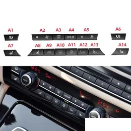 Interruptor de ar condicionado botão do painel do condicionador do carro para 5/6/7 séries f10 f07 f02 entrega direta celulares motocicletas peças interruptores dho35