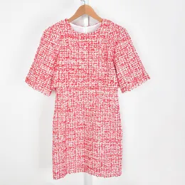 Summer Tweed Midi Dress Sサイズ Tweed Midi Dress With Buttons | Donna Karan