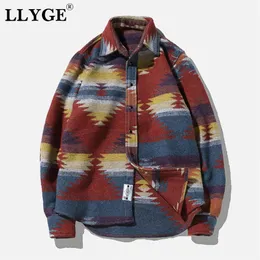 Flanell ylle mens folk-mod-skjorta vår vintage mönster långärmad män skjortor topp 2019 casual man streetwear plus size 5xl291x