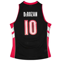 스티치 농구 유니폼 DEMAR DEROZAN 2012-13 메시 나무 고전 레트로 저지 남성 여성 청소년 S-6XL