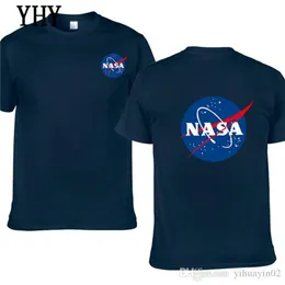2020 NY SPACE TSHIRT T-shirt Men Bomullsskjortor Fashion NASA Print Shirt Män Kort ärm T-shirt Summer Wear EL-4180N