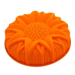 베이크웨어 도구 임의의 컬러 diy 태양 꽃 모양 케이크 빵 파이 곰팡이 큰 둥근 주방 베이킹 곰팡이