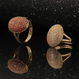 Anello con zircone intarsiato con diamante pieno gioielli hip-hop esagerati anello con dito indice popolare e creativo anello con coda dal design di nicchia